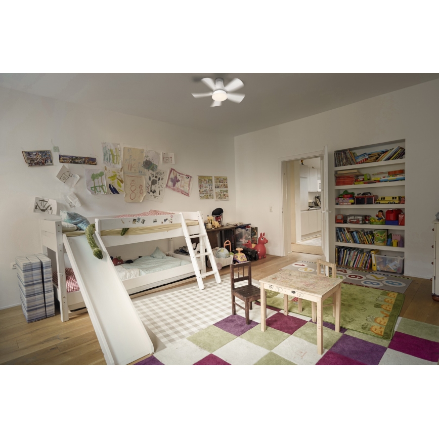 Osram - LED stropni ventilator LESTE s mogućnošću prigušivanja LED/15W/230V 3000/4000/6500K + daljinsko upravljanje