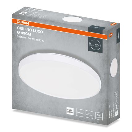 Osram - LED stropno svjetlo CEILING LUXO LED/36W/230V Ø 49 cm bijela