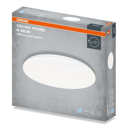 Osram - LED stropno svjetlo CEILING ROUND LED/36W/230V 6500K Ø 48 cm bijela