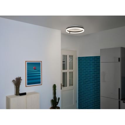 Osram - LED stropna svjetiljka DECOR CIRCLE LED/32W/230V 3000/4000/6500K Ø 50 cm crna/bijela