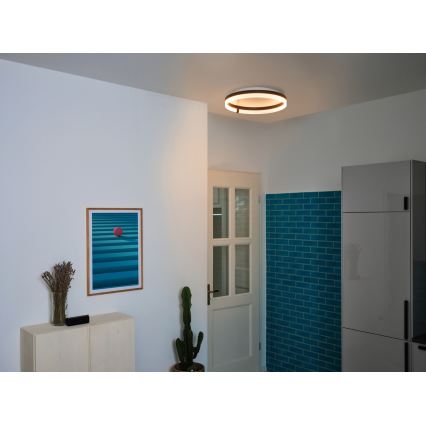 Osram - LED stropna svjetiljka DECOR CIRCLE LED/32W/230V 3000/4000/6500K Ø 50 cm crna/bijela