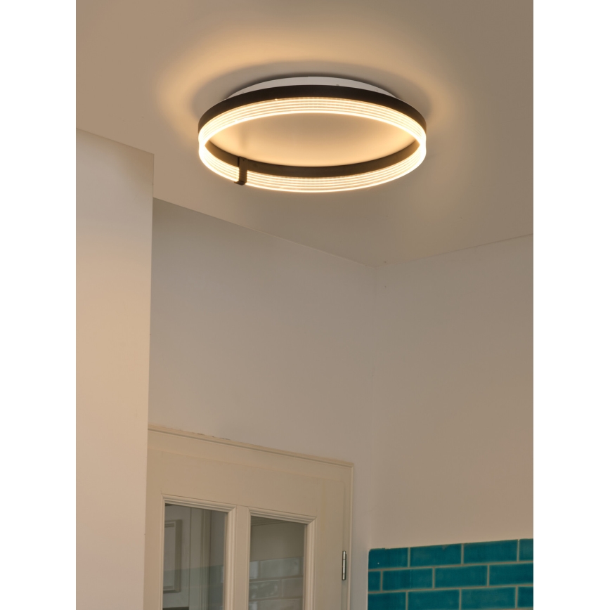 Osram - LED stropna svjetiljka DECOR CIRCLE LED/32W/230V 3000/4000/6500K Ø 50 cm crna/bijela