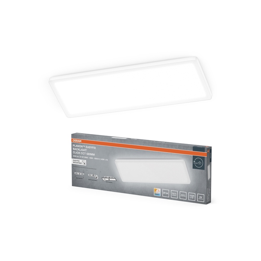 Osram - LED stropna svjetiljka PLANON EASYFIX LED/24W/230V 2800/4000/6000K IP54 bijela