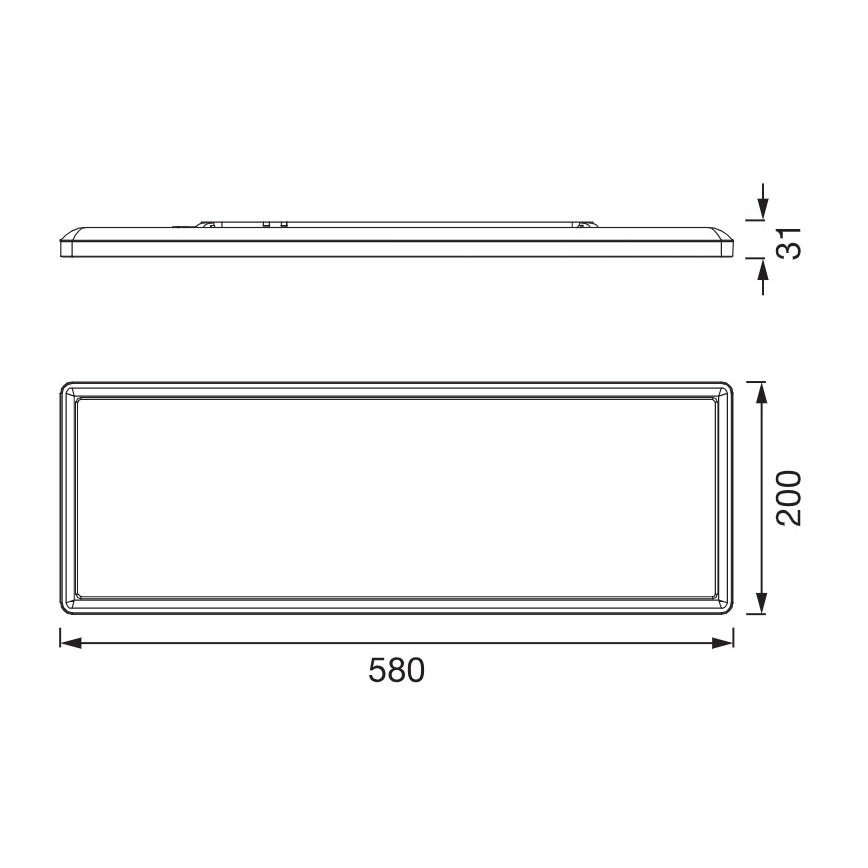 Osram - LED stropna svjetiljka PLANON EASYFIX LED/24W/230V 2800/4000/6000K IP54 bijela