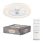 Osram - LED stropno svjetlo s mogućnošću prigušivanja i ventilatorom SOLANO LED/26W/230V 3000/4000/6500K + daljinski upravljač