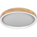 Osram - LED stropno svjetlo s mogućnošću prigušivanja MARIANO LED/36W/230V Ø 51 cm hrast/bijela