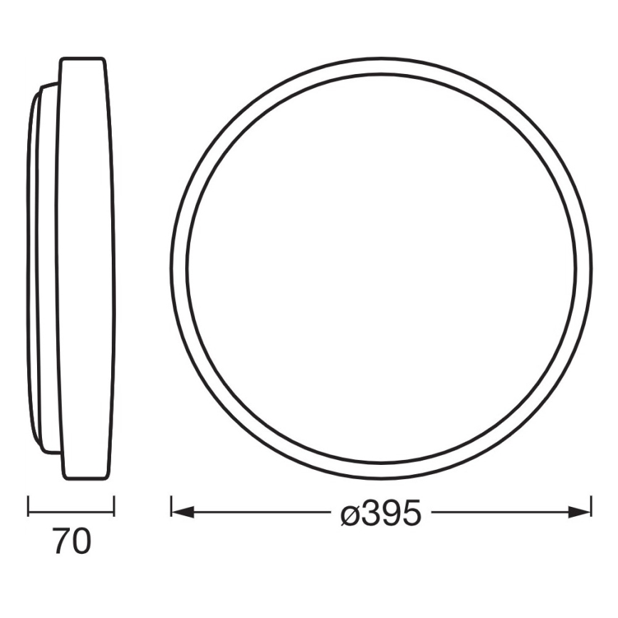 Osram - LED prigušiva stropna svjetiljka ORBIS ALISON LED/24W/230V Ø 39,5 cm bež
