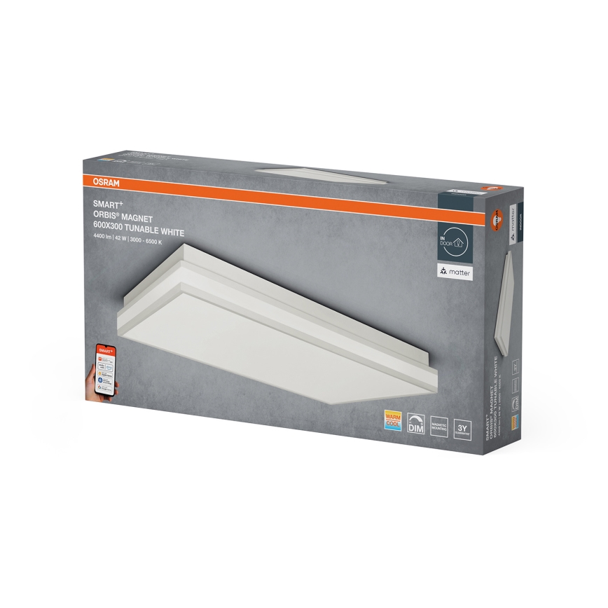 Osram - LED prigušiva stropna svjetiljka SMART+ MAGNET LED/42W/230V 30x60 cm 3000-6500K Wi-Fi