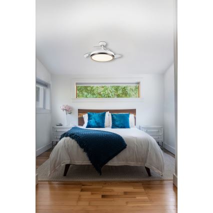 Osram - LED stropna svjetiljka s ventilatorom CEILING FAN LED/66W/230V 3000/4000/6500K bijela + s daljinskim upravljačem