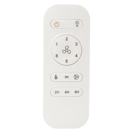 Osram - LED stropna svjetiljka s ventilatorom CEILING FAN LED/66W/230V 3000/4000/6500K bijela + s daljinskim upravljačem