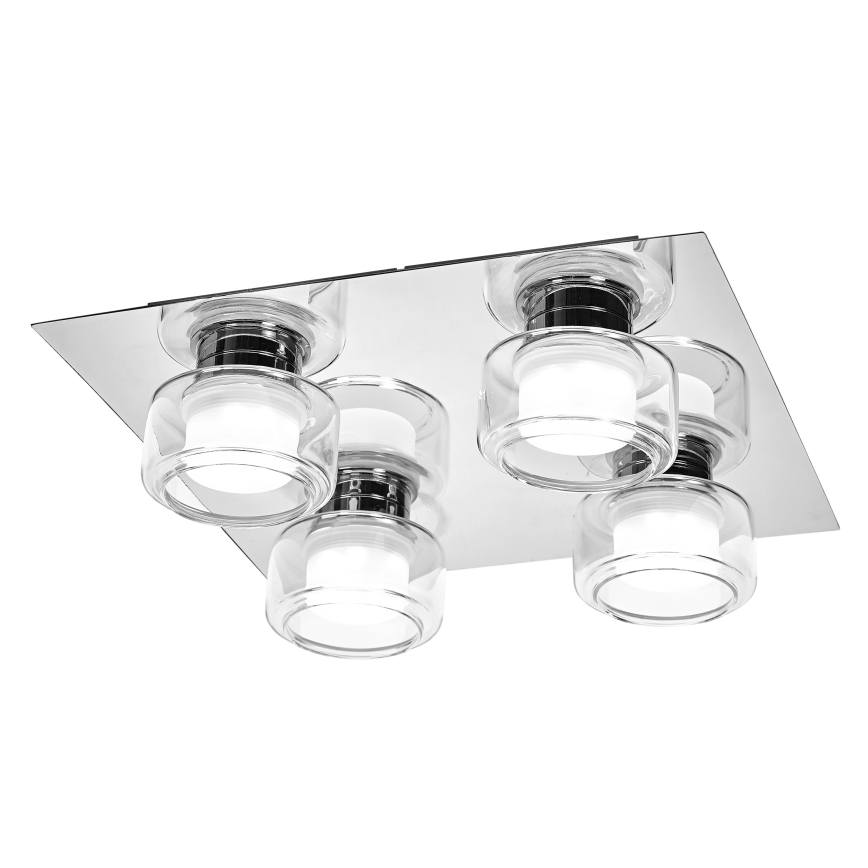 Osram - LED kupaonsko stropno svjetlo ORBIS FLAME 4xLED/5,5W/230V 3000/4000K IP44 sjajni krom