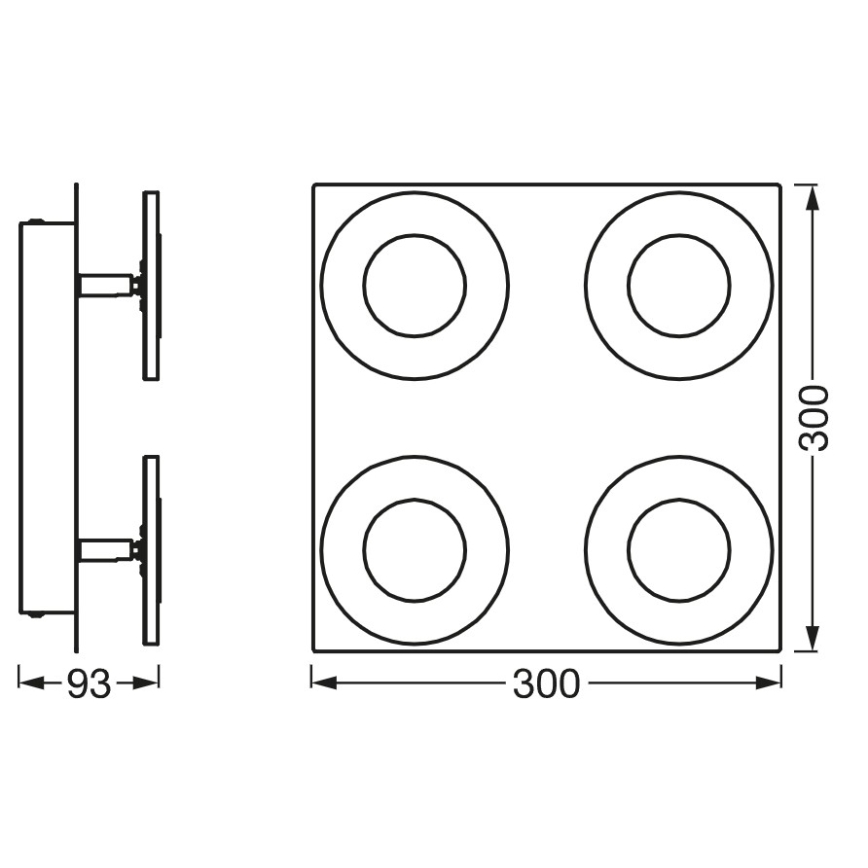 Osram - LED prigušivo stropno svjetlo za kupaonicu SMART+ WAVE LED/24W/230V 3000-6500K IP44 Wi-Fi