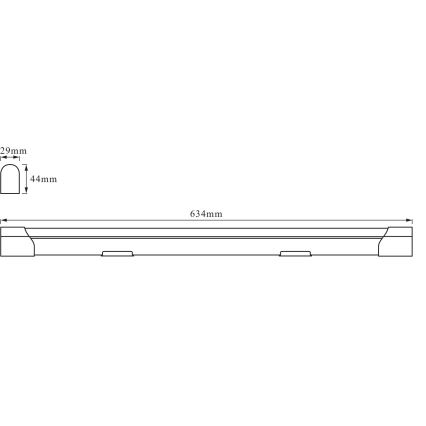Osram - LED svjetiljka za ispod ormarića BATTEN LED/10W/230V 60 cm