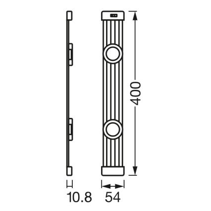 Osram - LED svjetiljka za ispod ormarića s mogućnošću prigušivanja i senzorom pokreta LINEAR MAGNET LED/7W/230V 4000K 40 cm bijela