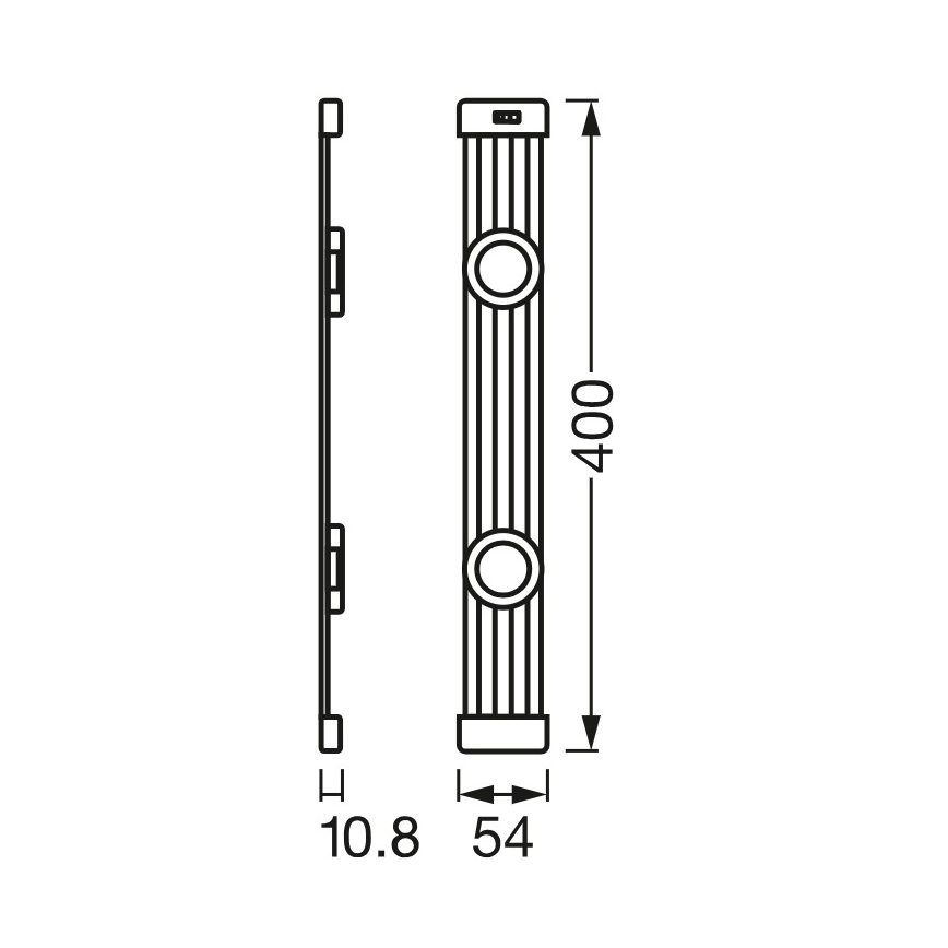 Osram - LED svjetiljka za ispod ormarića s mogućnošću prigušivanja i senzorom pokreta LINEAR MAGNET LED/7W/230V 4000K 40 cm bijela