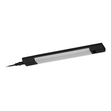 Osram - LED svjetiljka za ugradnju ispod ormarića s mogućnošću prigušivanja i detektorom pokreta LINEAR EDGE LED/4W/230V 3000/4000/6500K 30 cm crna