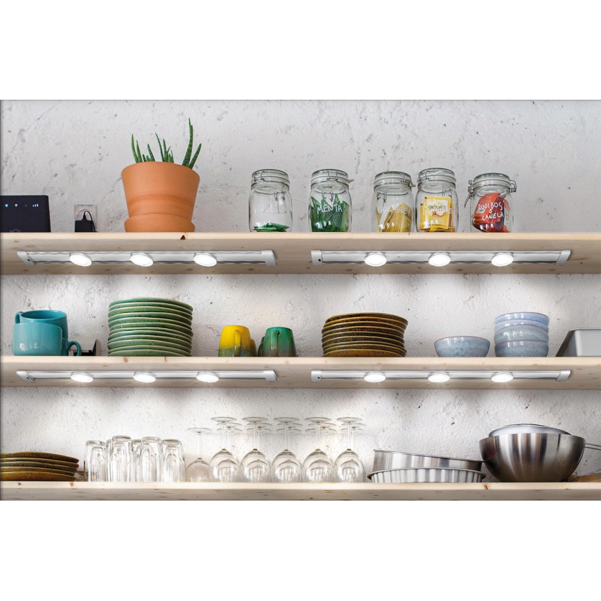 Osram - LED svjetlo za ugradnju ispod ormarića s mogućnošću prigušivanja i detektorom pokreta LINEAR MAGNET LED/9,5W/230V 4000K 60 cm bijela