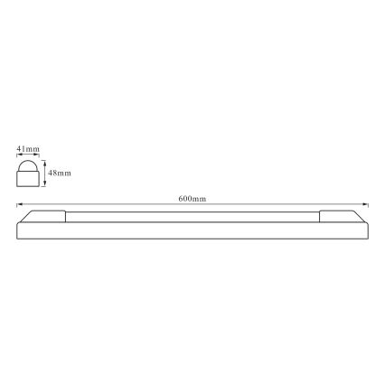 Osram - LED svjetlo za ispod ormarića POWER BATTEN LED/12W/230V 3000K 60 cm bijela