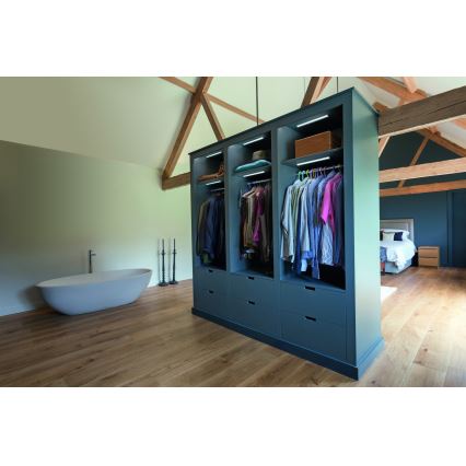 Osram - LED svjetlo za ugradnju ispod ormarića sa senzorom pokreta i sumraka MOBILE LED/1W/5V 500 mAh 20 cm bijelo