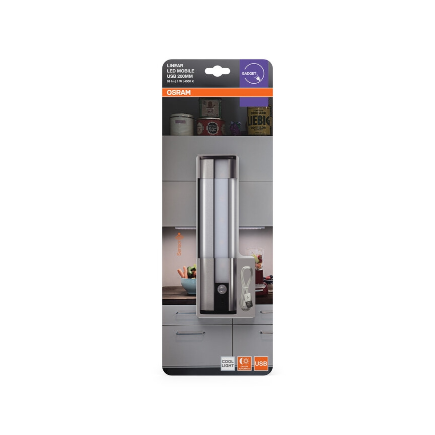 Osram - LED svjetlo za ispod ormarića sa senzorom MOBILE LED/1W/3,7V 1800 mAh