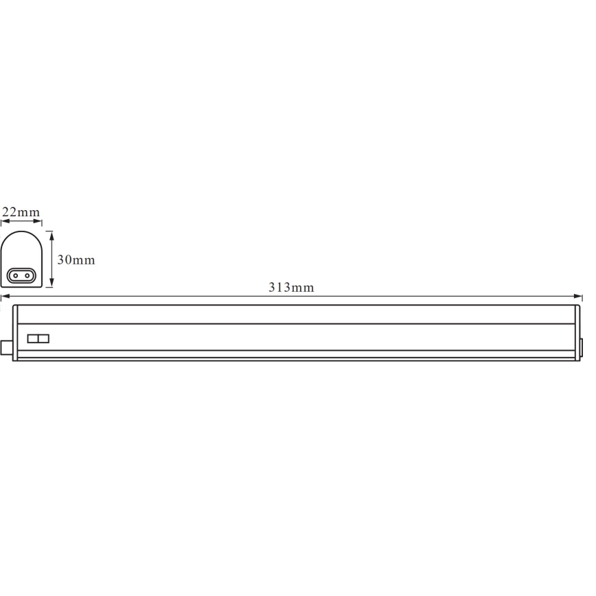 Osram - LED svjetlo za montažu ispod ormarića BATTEN LED/4W/230V 30 cm