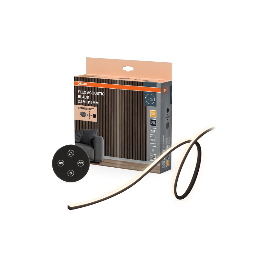 Osram - LED traka s prigušivanjem FLEX ACOUSTIC 2,6m LED/29W/230V + daljinski upravljač