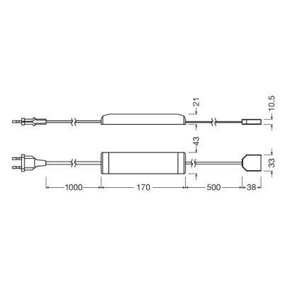 Osram - LED traka s prigušivanjem FLEX ACOUSTIC 2,6m LED/29W/230V + daljinski upravljač