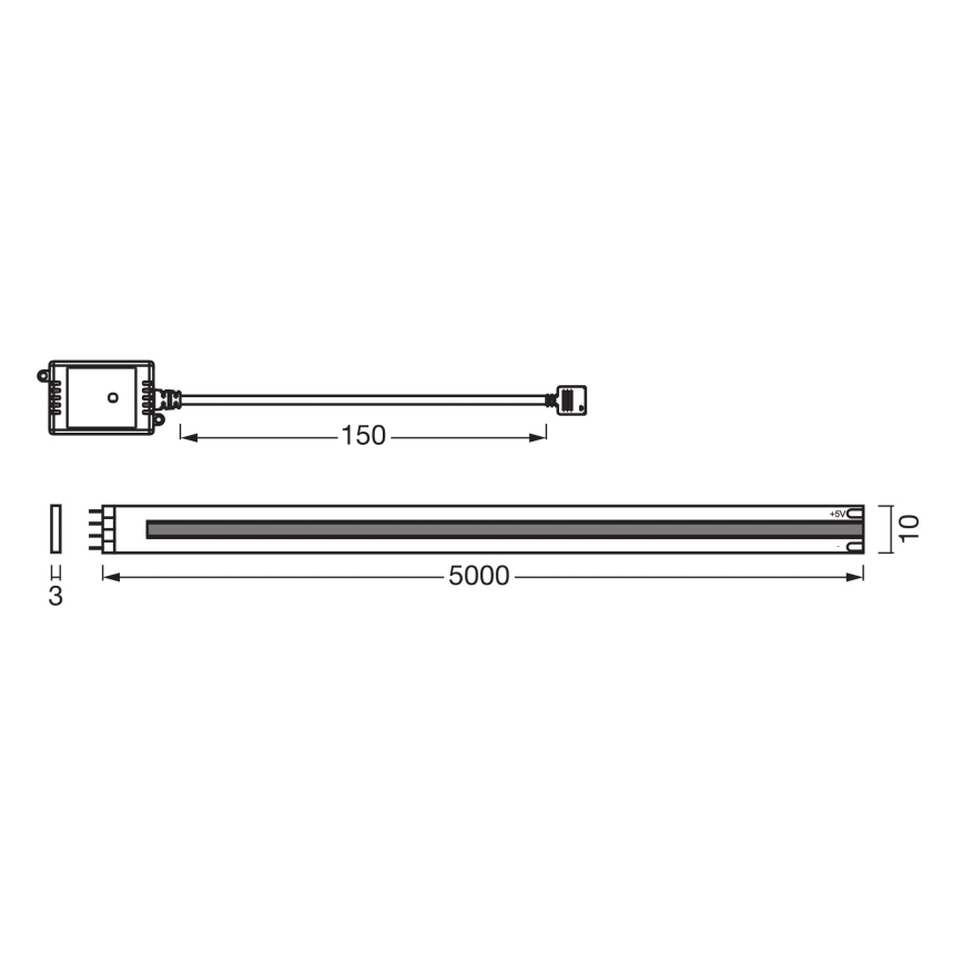 Osram - LED traka s prigušivanjem SMART+ COB 5m LED/18W/230V 2700-6500K Wi-Fi