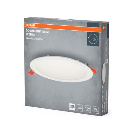 Osram - LED Ugradbena svjetiljka SLIM LED/22W/230V 4000K