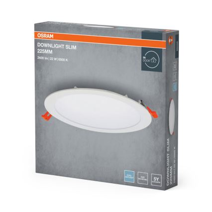 Osram - LED ugradna stropna svjetiljka SLIM LED/22W/230V 6500K