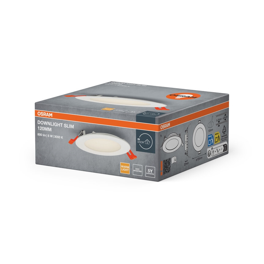 Osram - LED ugradna stropna svjetiljka SLIM LED/8W/230V 3000K