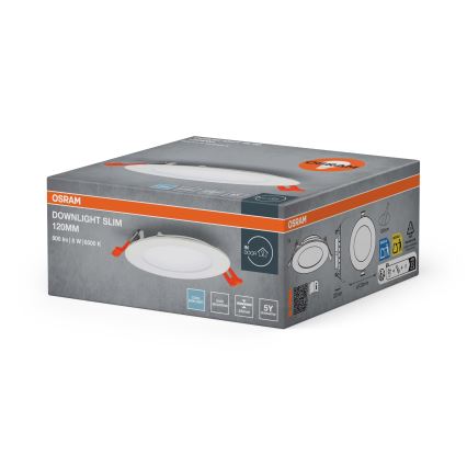 Osram - LED ugradna svjetiljka SLIM LED/8W/230V 6500K Ø 12 cm