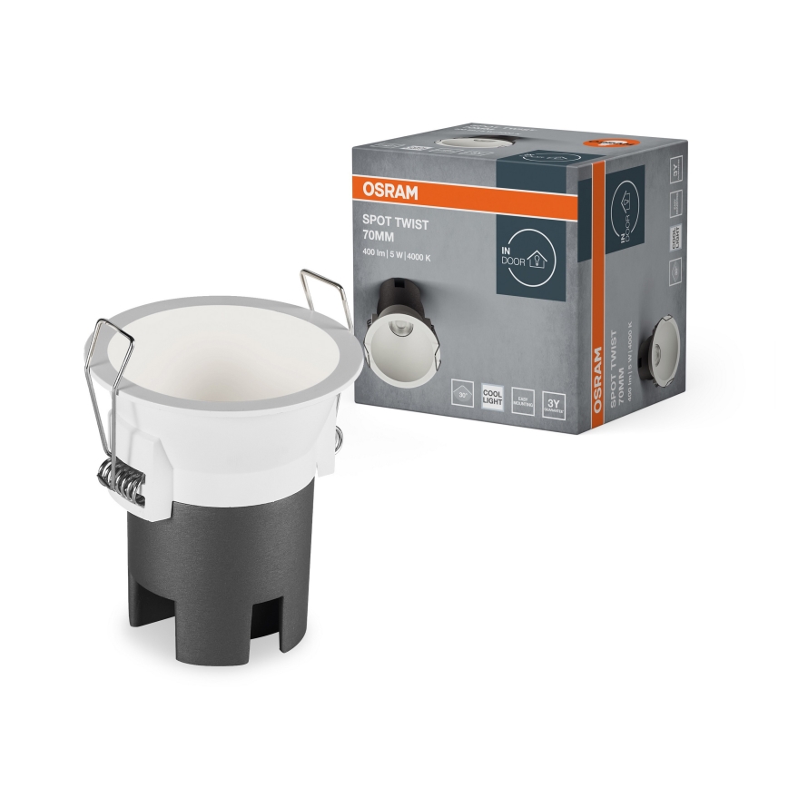 Osram - LED ugradna svjetiljka SPOT TWIST LED/5W/230V 4000K promjer 7 cm bijela