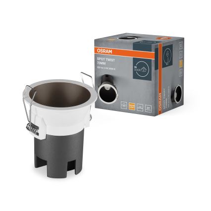 Osram - LED ugradno svjetlo SPOT TWIST LED/5W/230V 3000K Ø 7 cm bijelo/crno