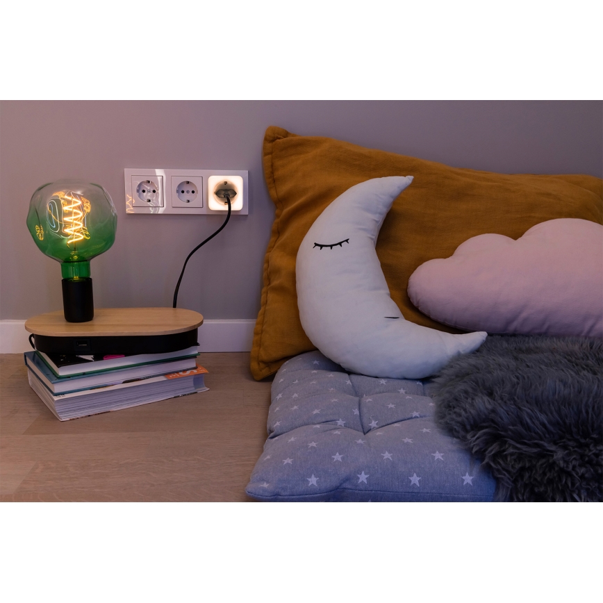 Osram - LED utičnica s prigušivanjem i noćnim svjetlom SCHUKO SMART+ NIGHTLIGHT 3680W/230V Wi-Fi
