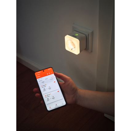 Osram - LED utičnica s prigušivanjem i noćnim svjetlom SCHUKO SMART+ NIGHTLIGHT 3680W/230V Wi-Fi