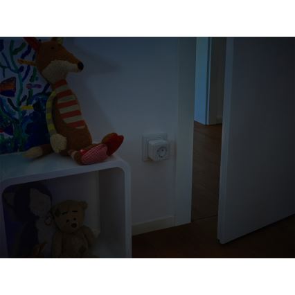 Osram - LED utičnica s prigušivanjem i noćnim svjetlom SCHUKO SMART+ NIGHTLIGHT 3680W/230V Wi-Fi