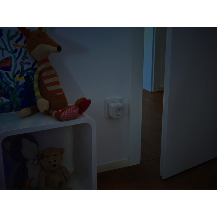 Osram - LED utičnica s prigušivanjem i noćnim svjetlom SCHUKO SMART+ NIGHTLIGHT 3680W/230V Wi-Fi