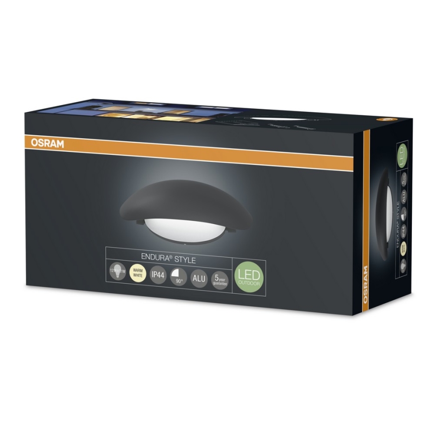 Osram - LED Vanjska zidna svjetiljka ENDURA LED/12W /230V IP44 crna