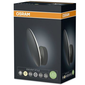 Osram - LED Vanjska zidna svjetiljka ENDURA LED/8W /230V IP44 crna 