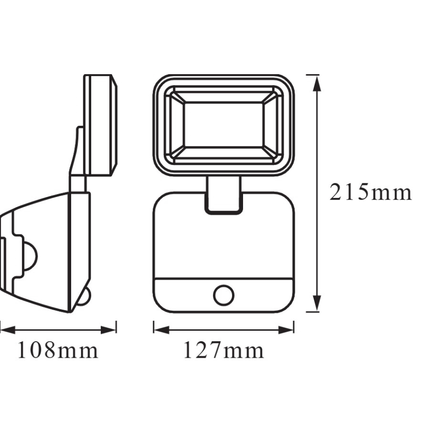 Osram - LED vanjski zidni reflektor s senzorom BATTERY LED/4W/4xD IP54