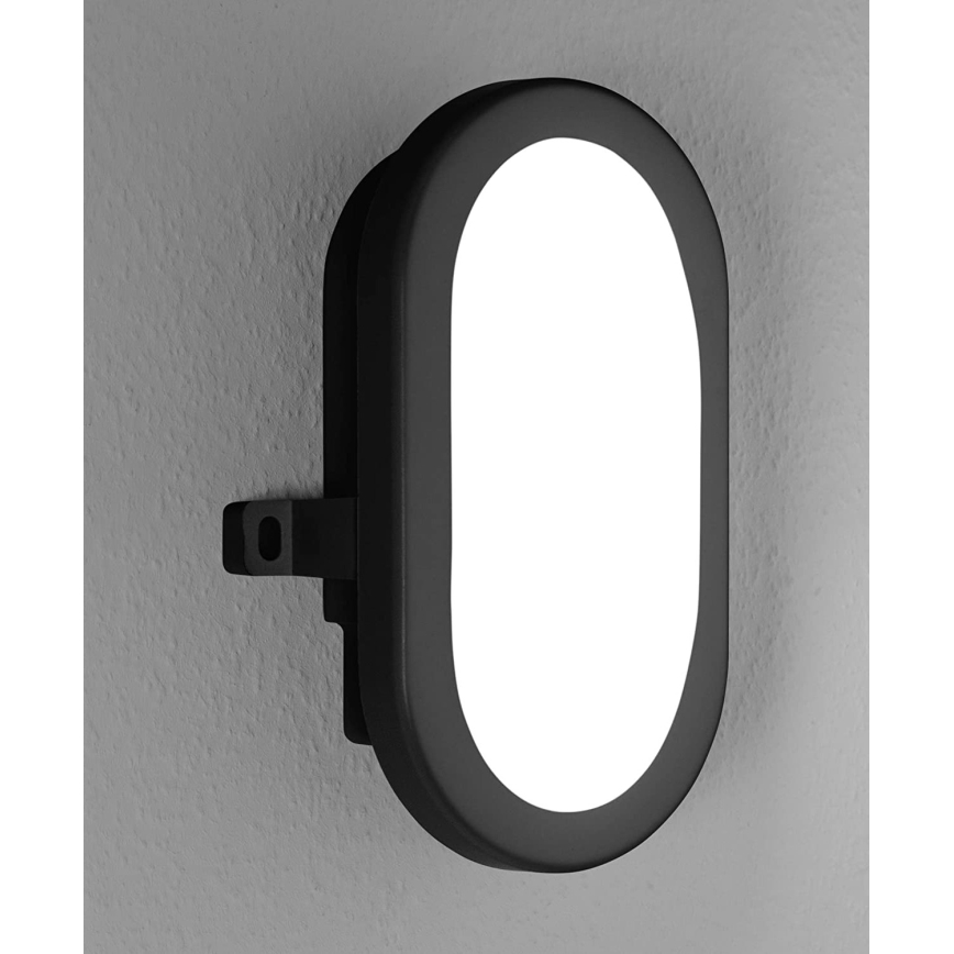 Osram - LED vanjsko zidno svjetlo BULKHEAD LED/6W/230V IP54 crno
