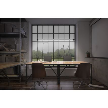 Osram - LED luster s prigušivanjem na kabelu OFFICE LINE LED/40W/230V 4000K 120 cm crni