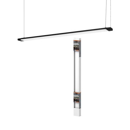 Osram - LED luster s prigušivanjem na kabelu OFFICE LINE LED/40W/230V 4000K 120 cm crni