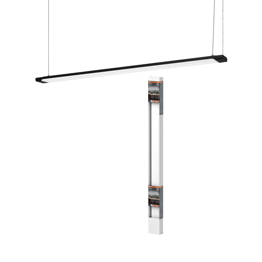 Osram - LED luster s prigušivanjem na kabelu OFFICE LINE LED/40W/230V 4000K 120 cm crni