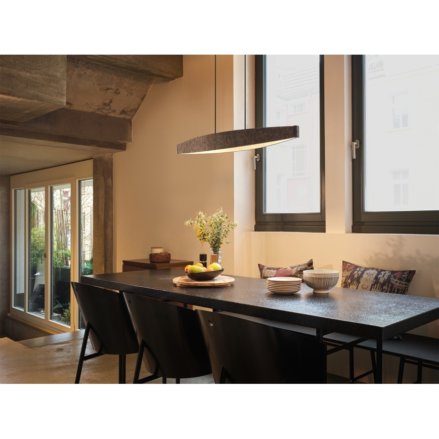 Osram - LED viseći luster na kabelu DECOR FLAT LED/23W/230V sivi