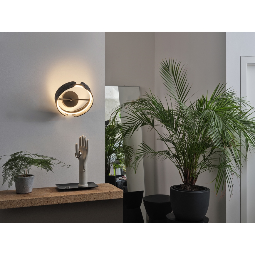 Osram - LED zidna svjetiljka DECOR CURVE LED/20W/230V siva