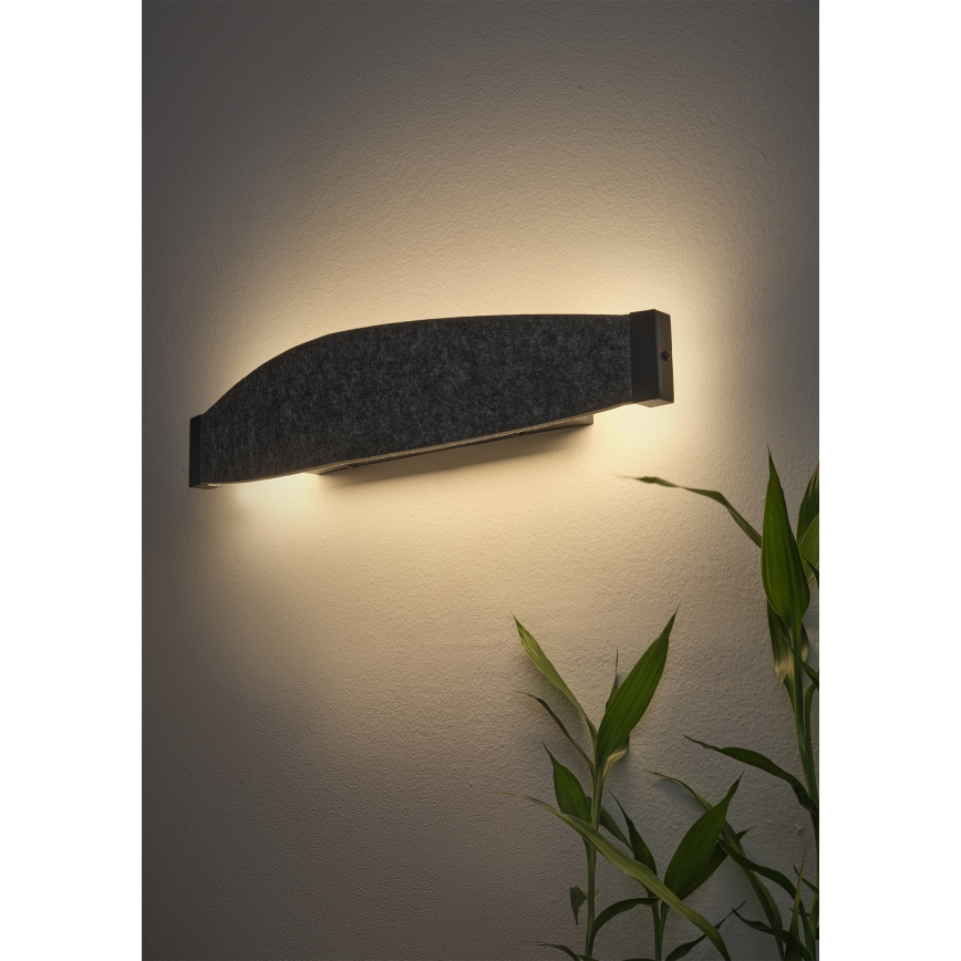 Osram - LED zidna svjetiljka DECOR FLAT LED/13W/230V siva