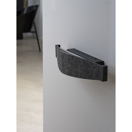 Osram - LED zidna svjetiljka DECOR FLAT LED/13W/230V siva