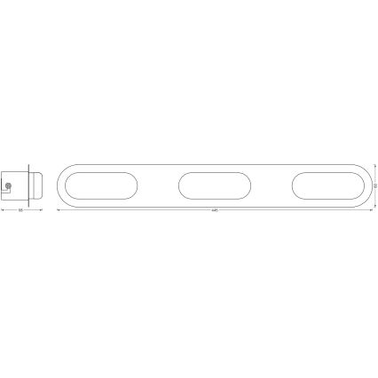 Osram - LED prigušivo kupaonsko zidno svjetlo SMART+ DUPLO LED/20W/230V 3000-6500K IP44 Wi‑Fi